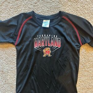 Maryland Terrapins Kids Black T-Shirt